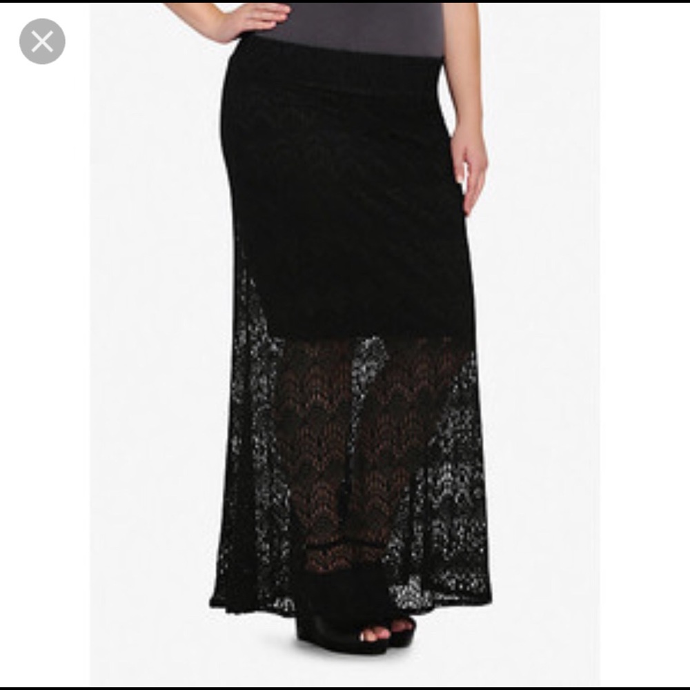Torrid Lace Maxi Skirt